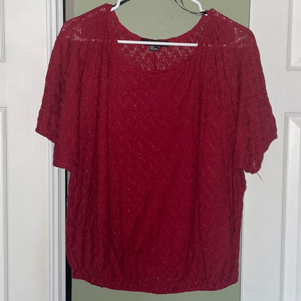 Forever 21, Red Sweater, Women’s Size Medium, Good Condition